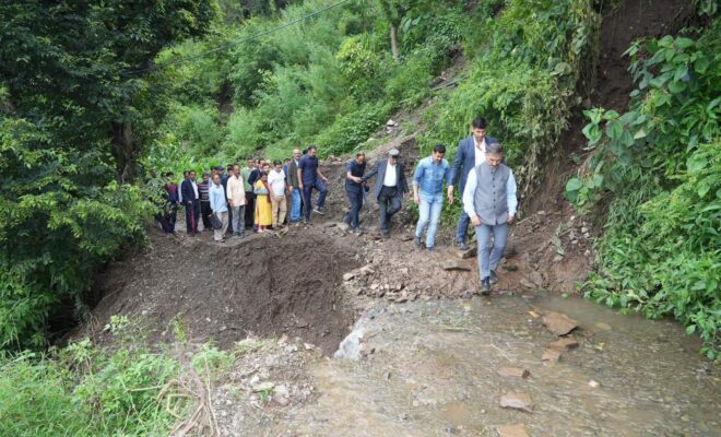 today cm sukhu himachal shimla landslide