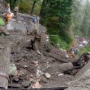 shimla landslide shiv mandir