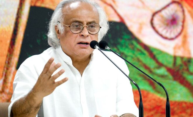 Jairam Ramesh Addresses A Press Conference