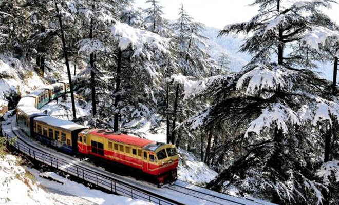 Kalka To Shimla Toy Train Images