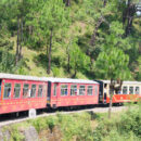 Shimla, India Sep 09 2019 Kalka–shimla Railway In Shimla, Himachal Pradesh, India. It Is Part Of Unesco World Heritage Site Mountain Railways Of India.