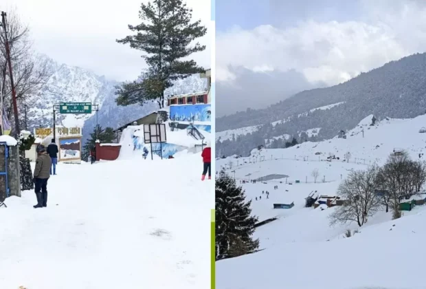 Snowfall In Auli