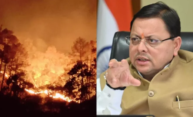 Cm Dhami On Forest Fire
